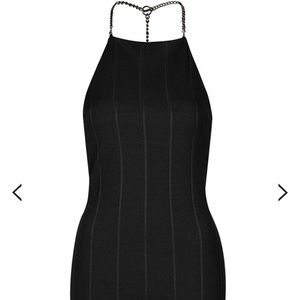 TOPSHOP - bandage/ chain metal “T strap” DRESS